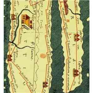 Click para ampliar. Pulsa en el nombre para ver la ficha. Soleto 3.- Apulia en la Tab.Peutingeriana